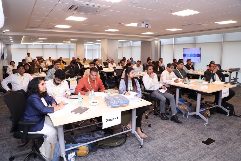 Participants at a capacity-building programme session